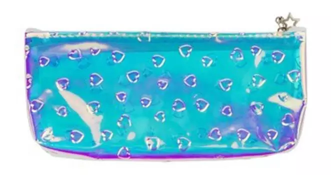 Косметичка Lukky Косметичка Голографическая с сердечками