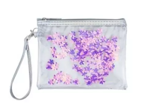 Косметичка Lukky Косметичка Пайетки-цветочки