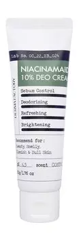 Крем-дезодорант для тела с ниацинамидом Derma Factory Niacinamaid 10% Deo Cream