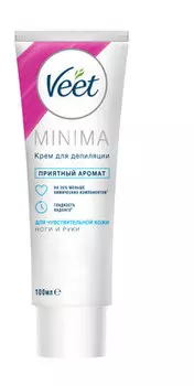 Крем для депиляции чувствительной кожи Veet Minima Крем для депиляции Гладкость надолго