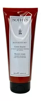 Крем для душа с ароматом цветов вишни и лотоса Sothys Hanakasumi Cherry Blossom and Lotus Escape Shower Cream