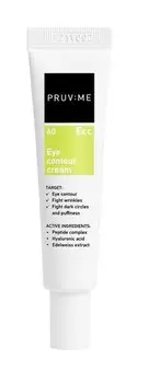 Крем для глаз с пептидным комплексом против морщин PRUV:ME Ecc 60 Eye-Contour Cream