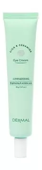 Крем для кожи вокруг глаз с экстрактом центеллы азиатской и церамидами Dermal Cica & Ceramide Eye Cream