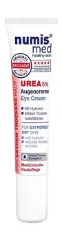 Крем для кожи вокруг глаз с мочевиной 5% и гиалуроновой кислотой Numis Med Eye Cream Urea 5%