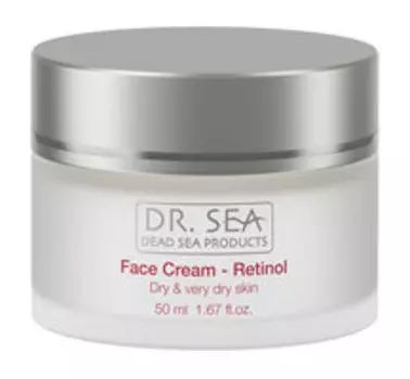 Крем для лица для сухой и очень сухой кожи с ретинолом Dr.Sea Anti-Aging Retinol Day Cream for Dry and Very Dry Skin