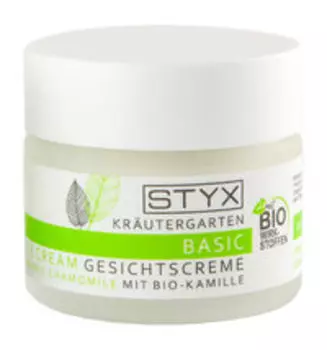 Крем для лица для сухой кожи Styx Krautergarten Face Cream With Organic Chamomile