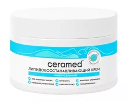 Крем для лица и тела с церамидами и комплексом масел Ceramed Универсальный липидовосстанавливающий крем для тела