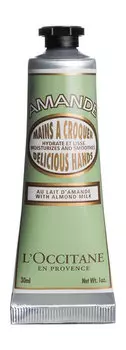 Крем для рук c миндальным молочком и протеинами L'Occitane Almond Delicious Hands Hand and Nail Care Travel Size