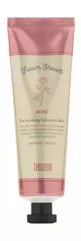 Крем для рук и ногтей с ароматом розы Tenzero Flower Shower Hand & Nail Cream Rose