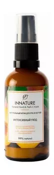 Крем для рук и ногтей с маслом персиковых косточек и экстрактом амаранта Innature Natural Hand & Nails Cream Интенсивный уход