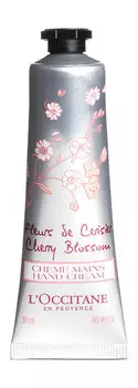 Крем для рук с ароматом цветущей вишни L'Occitane Cherry Blossom Petal-Soft Hand Cream Travel Size