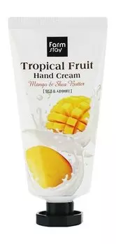 Крем для рук с манго и маслом ши FarmStay Tropical Fruit Hand Cream Mango & Shea Butter