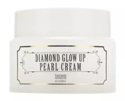 Крем для сияния кожи лица с алмазной пудрой Tenzero Diamond Glow Up Pearl Cream