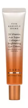 Крем для сияния кожи вокруг глаз с витаминами и коллагеном Dabo Vita Radian-C Biome 3X Vitamin Aux Super Collagen+ Brightening Eye Cream