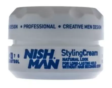 Крем для укладки волос средней фиксации Nishman Natural Look Styling Cream
