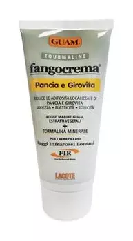 Крем для живота и талии с разогревающим эффектом с микрокристаллами Турмалина Guam Tourmaline Fangocrema Pancia E Girovita
