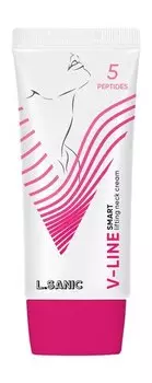 Крем-лифтинг для шеи и коррекции овала лица с пептидами L.Sanic 5 Peptides V-Line Smart Lifting Neck Cream