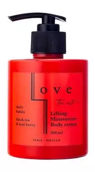 Крем-лифтинг для тела с ароматом черного чая и ягод асаи Love Tea Art Lifting Moisturizer Body Cream Black Tea and Acai Berry