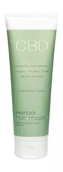 Крем-маска для волос с растительными компонентами Levrana CBD Hydrate & Repair Herbal Hair Mask
