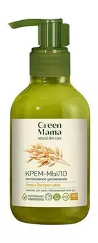 Крем-мыло для интенсивного увлажнения сухой кожи рук Green Mama Алоэ и экстракт овса