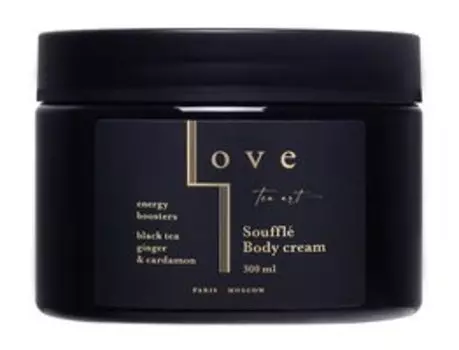 Крем-суфле для тела с ароматом черного чая, имбиря и кардамона Love Tea Art Souffl Body Cream Black Tea and Ginger Cardamon