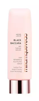 Крем-сыворотка для уплотнения и объема волос с экстрактом розы Miriamquevedo Black Baccara Hair Repairing & Multiplying Serum