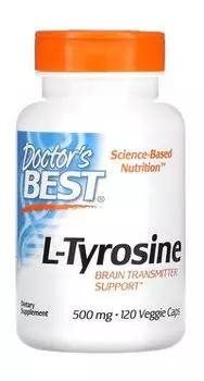 L-тирозин в капсулах Doctor's Best L-Tyrosine 500 mg