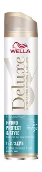 Лак для волос с эффектом фиксации и защиты прически Wella Deluxe Hydro Protect and Style Haarspray
