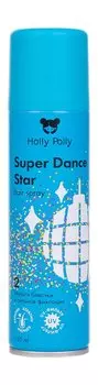 Лак для волос сильной фиксации с цветными блестками Holly Polly Super Dance Star Hair Spray
