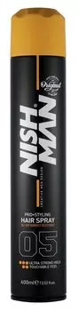 Лак для волос ультрасильной фиксации Nishman Pro-Styling Hair Spray 05