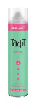 Лак сверхсильной фиксации для тонких волос Тафт Объем Лак для волос Сверхильная фиксация 4