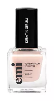 Лаковая основа для восстановления натуральных ногтей с кератином Emi Keratin Serum