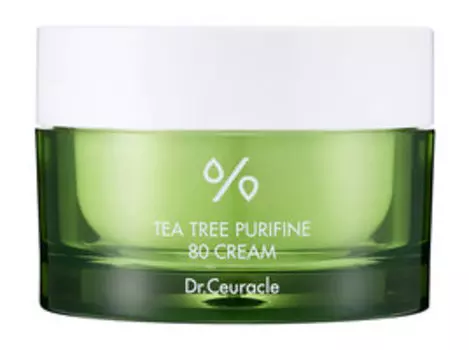 Легкий освежающий крем для лица с чайным деревом Dr.Ceuracle Tea Tree Purifine 80 Cream