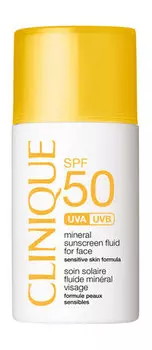 Легкий солнцезащитный флюид для чувствительной кожи Clinique Mineral Sunscreen Fluid For Face SPF 50
