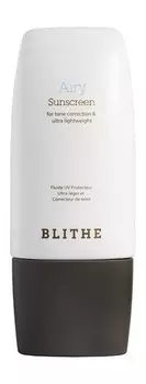 Легкий солнцезащитный крем для лица с физическим фильтром Blithe Airy Sunscreen SPF 50+ PA ++++