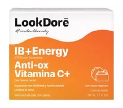 Легкий тонизирующий крем-флюид для лица LookDore Ib Energy Anti-Ox Vitamin C Cream