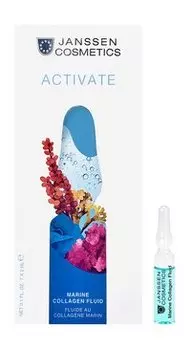 Лифтинг-сыворотка для лица с морским коллагеном в ампулах Janssen Cosmetics Activate Marine Collagen Fluid