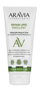 Липидовосстанавливающий крем для сухой и атопичной кожи лица и тела Aravia Laboratories Face & Body Care Repair Lipid Emollient
