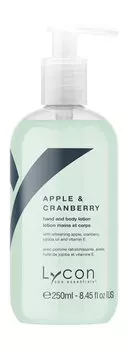 Лосьон для рук и тела с яблоком и клюквой Lycon Apple & Cranberry Hand & Body Lotion