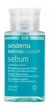 Лосьон для снятия макияжа для жирной и склонной к акне кожи Sesderma Sensyses Cleanser Sebum
