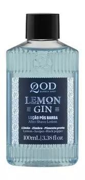 Лосьон после бритья с ароматом лимонного джина QOD Barber Shop After Shave Lotion Lemon Gin