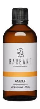 Лосьон после бритья с ароматом цитруса, перца, жасмина и имбиря Barbaro Amber After Shave Lotion
