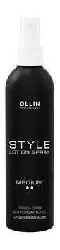 Лосьон-спрей для укладки волос средней фиксации Ollin Professional Style Medium Lotion Spray