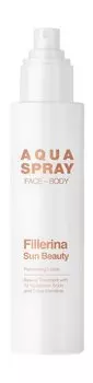 Лосьон-спрей во время и после загара для лица и тела Fillerina Sun Beauty Face-Body Aqua Spray Lotion