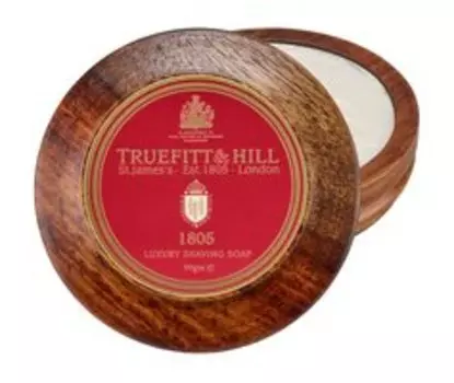 Люкс-мыло для бритья в деревянной чаше Truefitt&Hill 1805 Luxury Shaving Soap in Wooden Bowl