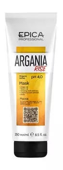 Маска для придания блеска с маслом арганы Epica Professional Argania Rise Organic Mask