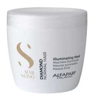 Маска для придания мягкости и блеска волосам Alfaparf Milano Semi Di Lino Diamond Illuminating Mask