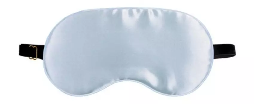 Маска для сна из натурального шелка Ayris Silk Маска для сна Серебристо-голубой