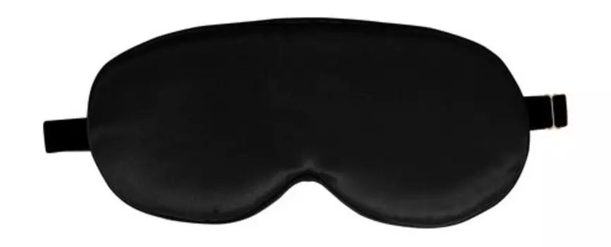 Маска для сна из натурального шелка Ayris Silk 3D Маска для сна Глубокий чёрный