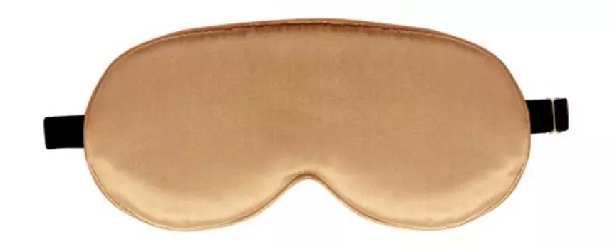 Маска для сна из натурального шелка Ayris Silk 3D Маска для сна Карамельный